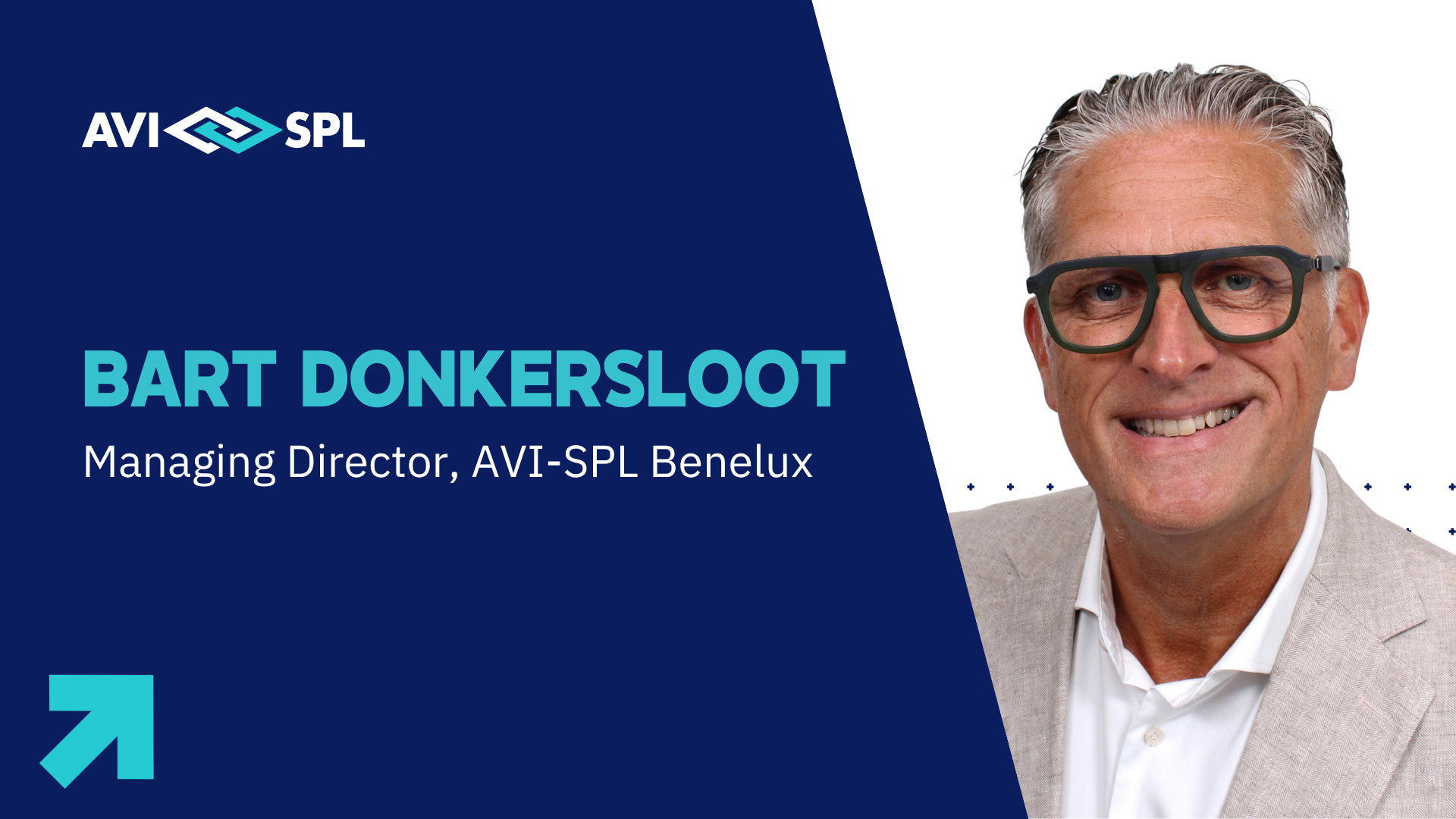 Bart Donkersloot, Managing Director de AVI-SPL para Benelux, lidera la expansión de la compañía en Bélgica, Países Bajos y Luxemburgo.